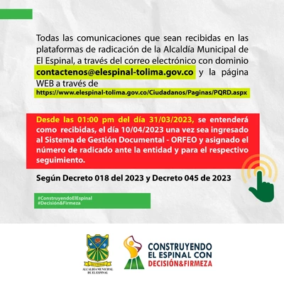 Comunivado de prensa semana santa